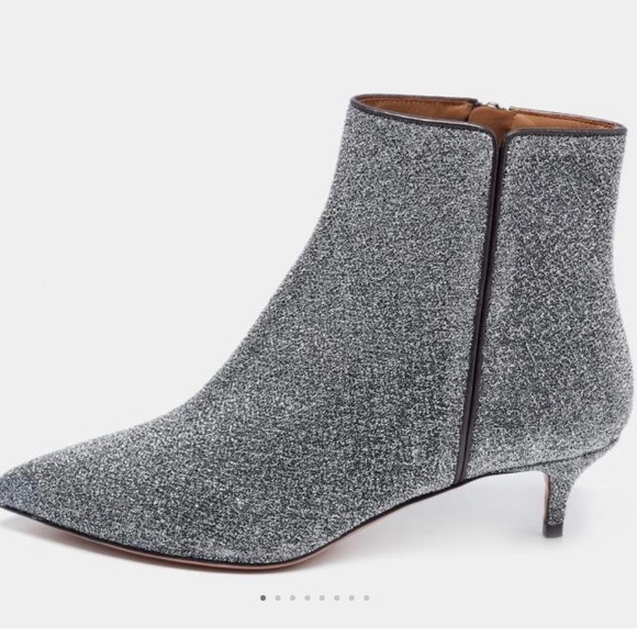 Aquazurra Silver Lurex Booties - Picture 6 of 12